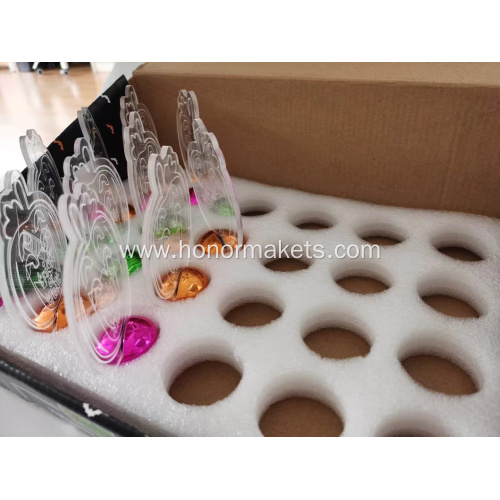Pumpkin Head Halloween LED Mirror Light